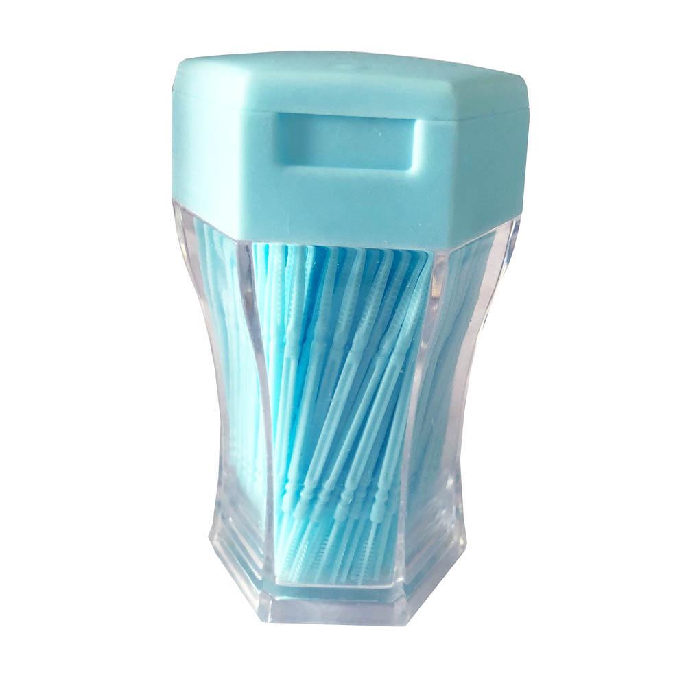 200 PCS Toothpick Brush Plastic Double-ended Toothpicks Teeth Cleaning Tool Oral Care Tooth Sticks