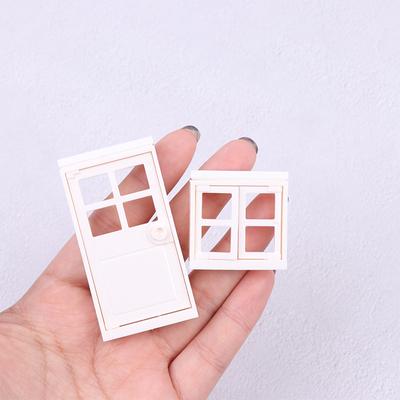 Minihaus, Villa, Kunststofftüren und -fenster, Hausmodellierung und Dekoration DIY