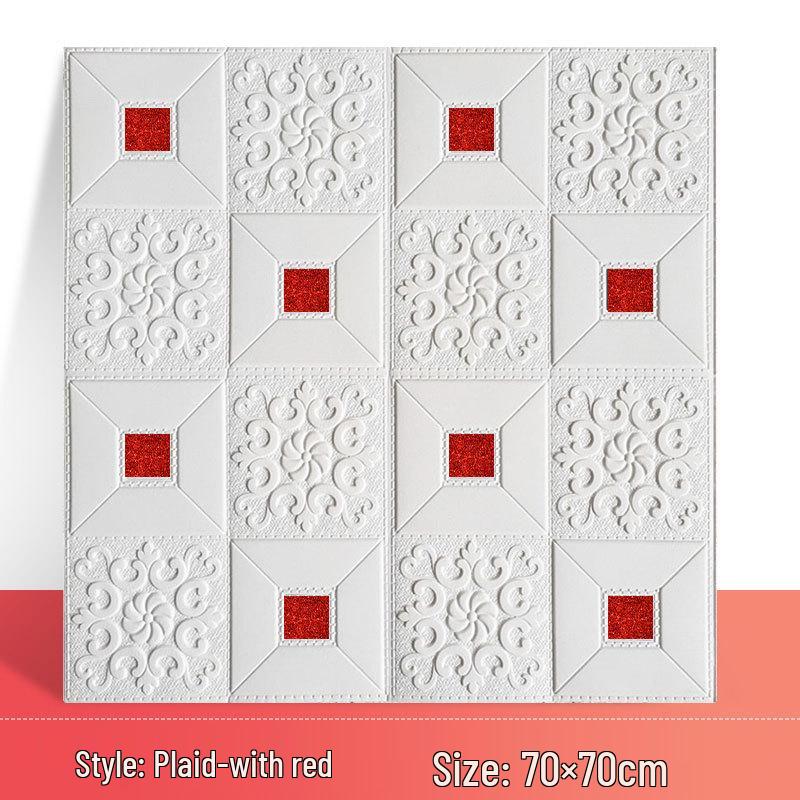 3D Waterproof Self-Adhesive Bedroom Wallpaper for Home Decoration