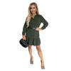 AX Paris Womens/Ladies Frill Hem Long-Sleeved Mini Shirt Dress