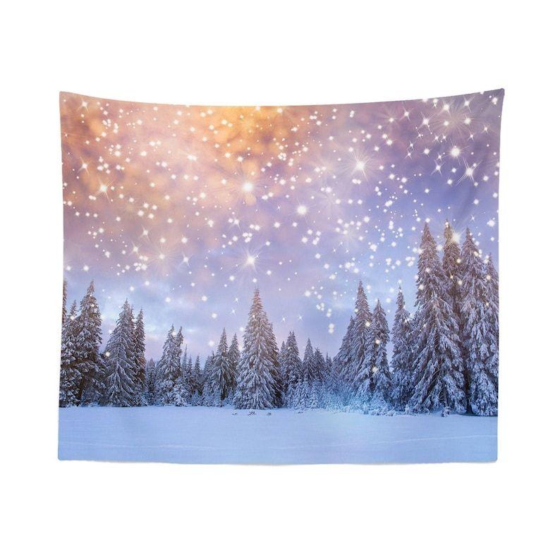 Tapestry winter 75x100 чёрный