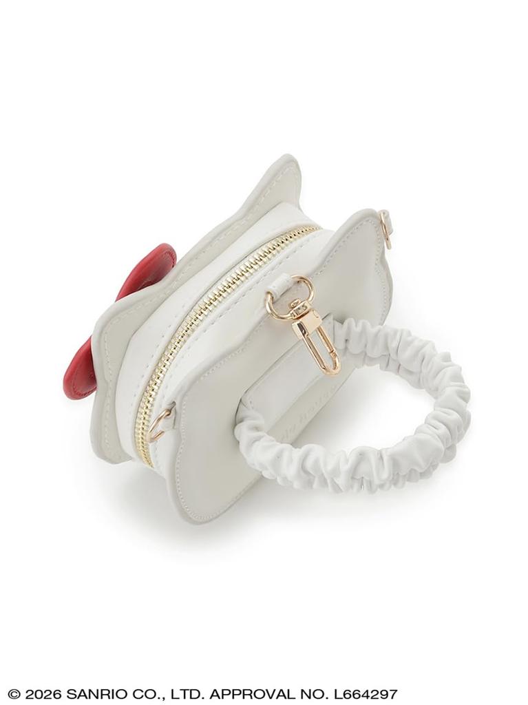 Hello Kitty Face Armband Bag 75WGB263201 WHT F [Sanrio House] 3-Way Women's