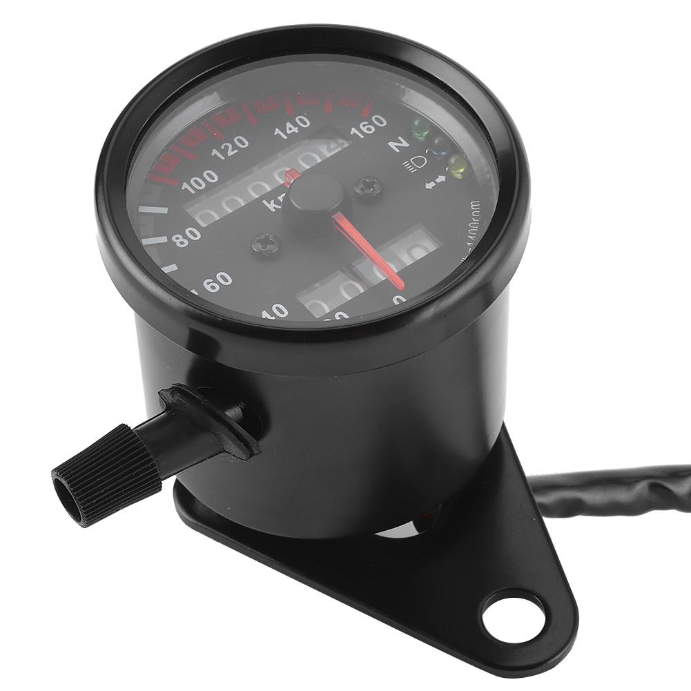 Contachilometri Contagiri Tachimetro LED 12V Stile Retrò Alta Precisione per Motocicletta