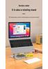 Gaming Laptop Cooling Stand - 360° Rotatable Metal Lifting Holder