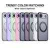 For iPhone Air Case Compatible with MagSafe TPU + Acrylic Kickstand Phone Cover