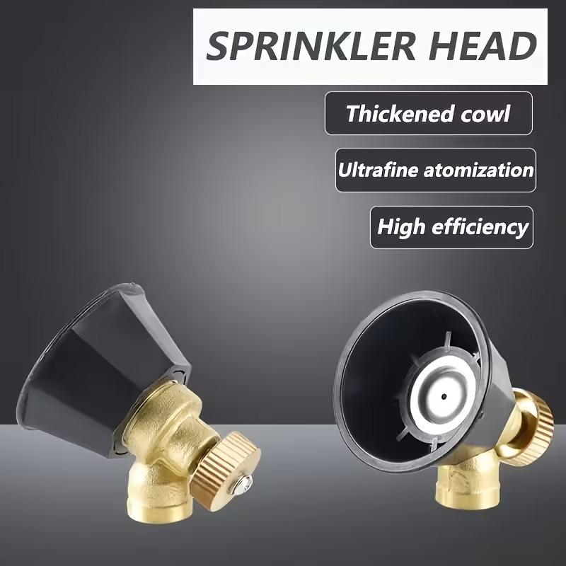 1-20PCS Bico Agrícola Ciclone Vórtice de Ar de Alta Pressão Ajustável à Prova de Vento Pulverizador Dosador Atomização Spray Ajustável