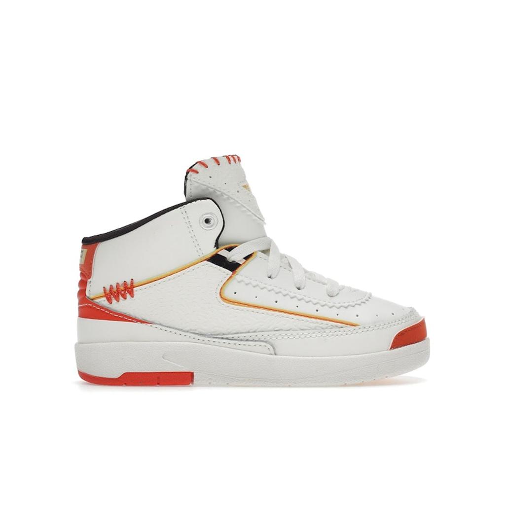 Maison Château Rouge X Air Jordan 2 TD United Youth International Baby Sneakers Cream Sail Citron-Pulse DO5274-180