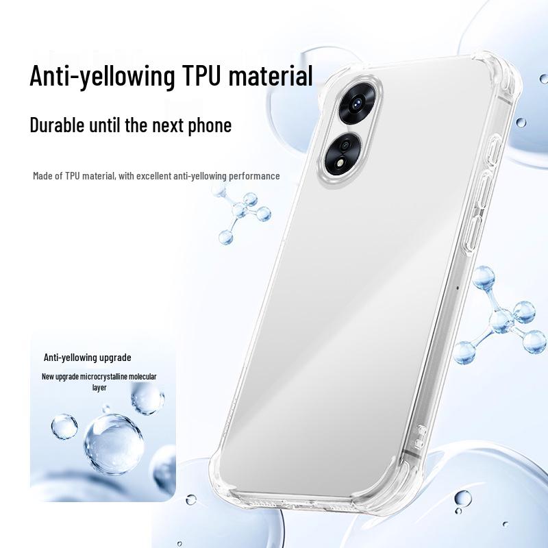 OPPO A97 Airbag Drop-Proof Transparent TPU Phone Case with Premium Feel