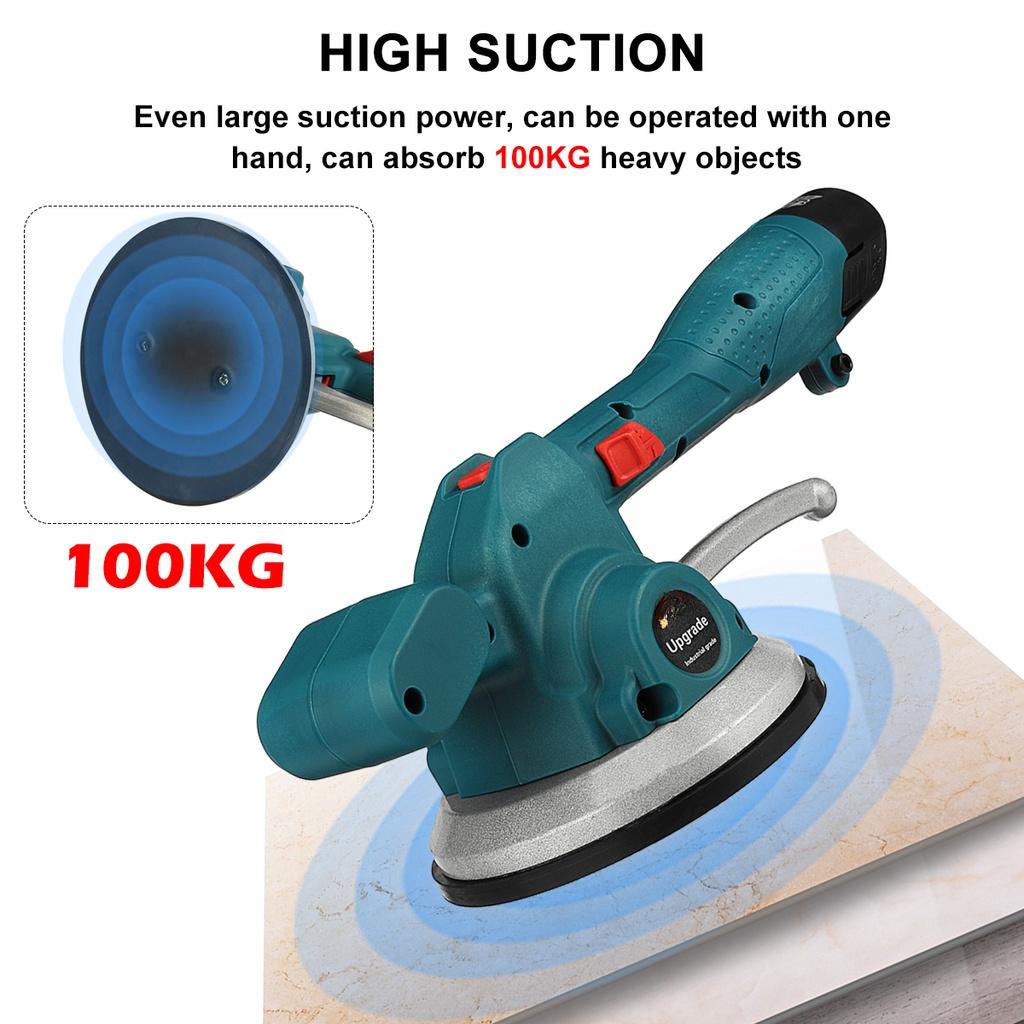 1000W Tiles Tiling Machine Tile Vibrator Suction Cup Adjustable Protable Automatic Floor Vibrator Leveling Tool