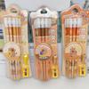 1Set Cartoon Cute Capybara Hb Pencils Pencil Sharpener Eraser Stationery Set Student Writing Drawing Hb Pencils Sketch Pens