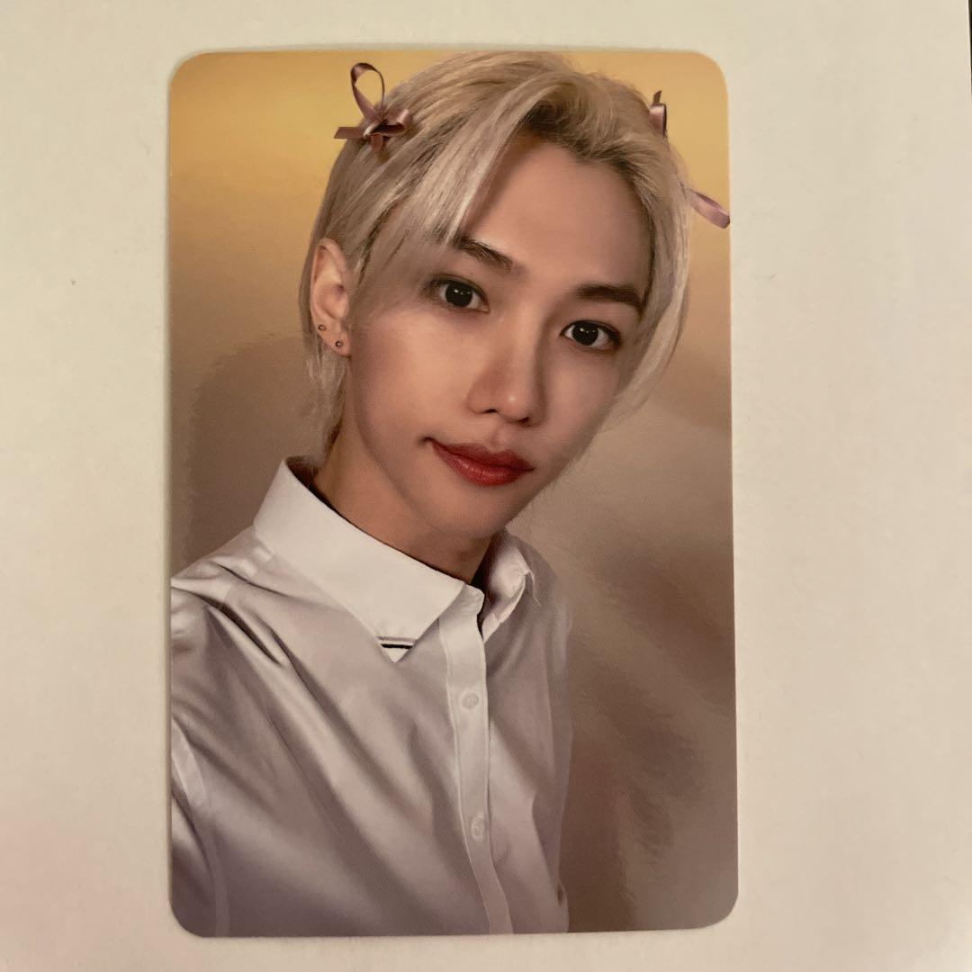 

[USED] Felix Trading Card Straykids Raku STAR Ribbon Trading Card Tower Records