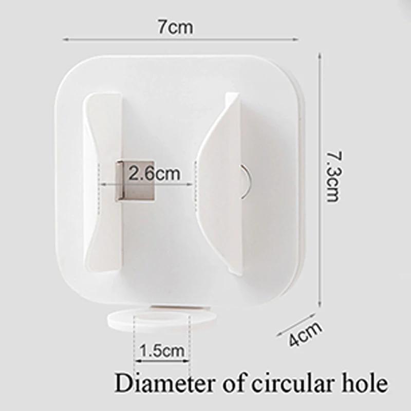 Veggmontert tannbørsteholder Tyngdekraftsfølende elektrisk tannbørstestativ Ikke-stansende tannkremstativ på badet