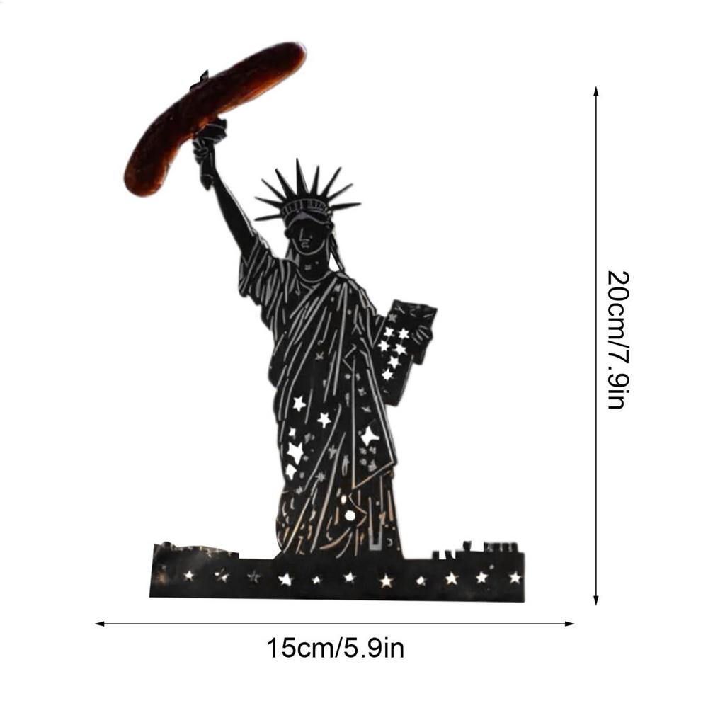 

Hot Dog Holder For Grill Iron BBQ Grill Hot Dog Rack Multi-functional Meat Skewers Grilling Rack For Barbeque Picnic Backyard