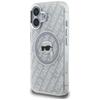 Karl Lagerfeld IML Karl Head Logo MagSafe Case for iPhone 16 Gray