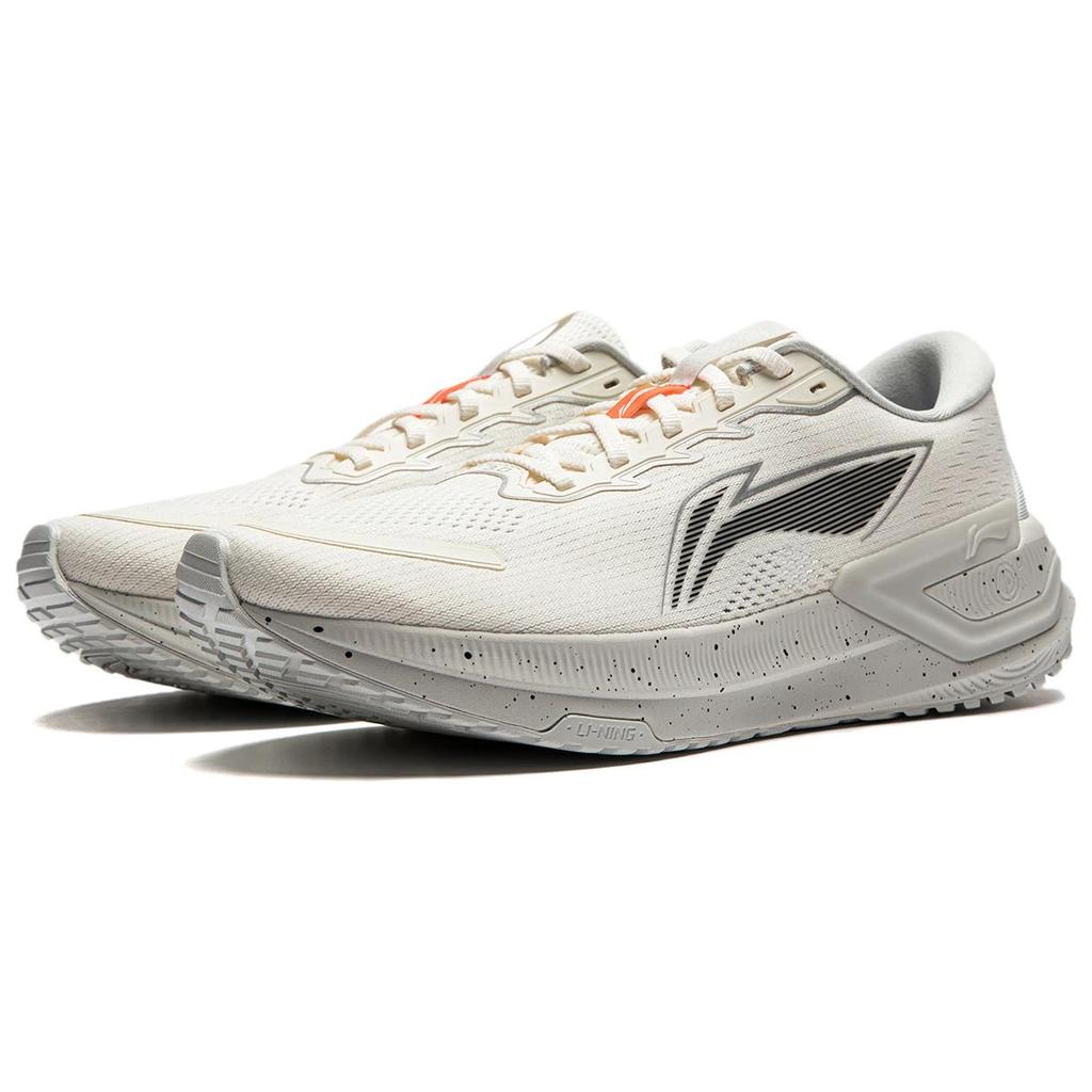 Li Ning Yue Ying 3.0 Comfortable Versatile Non-Slip Wear-Resistant Low-Top Casual Running Shoes Men sneaker Light-Gray ARHU003-13