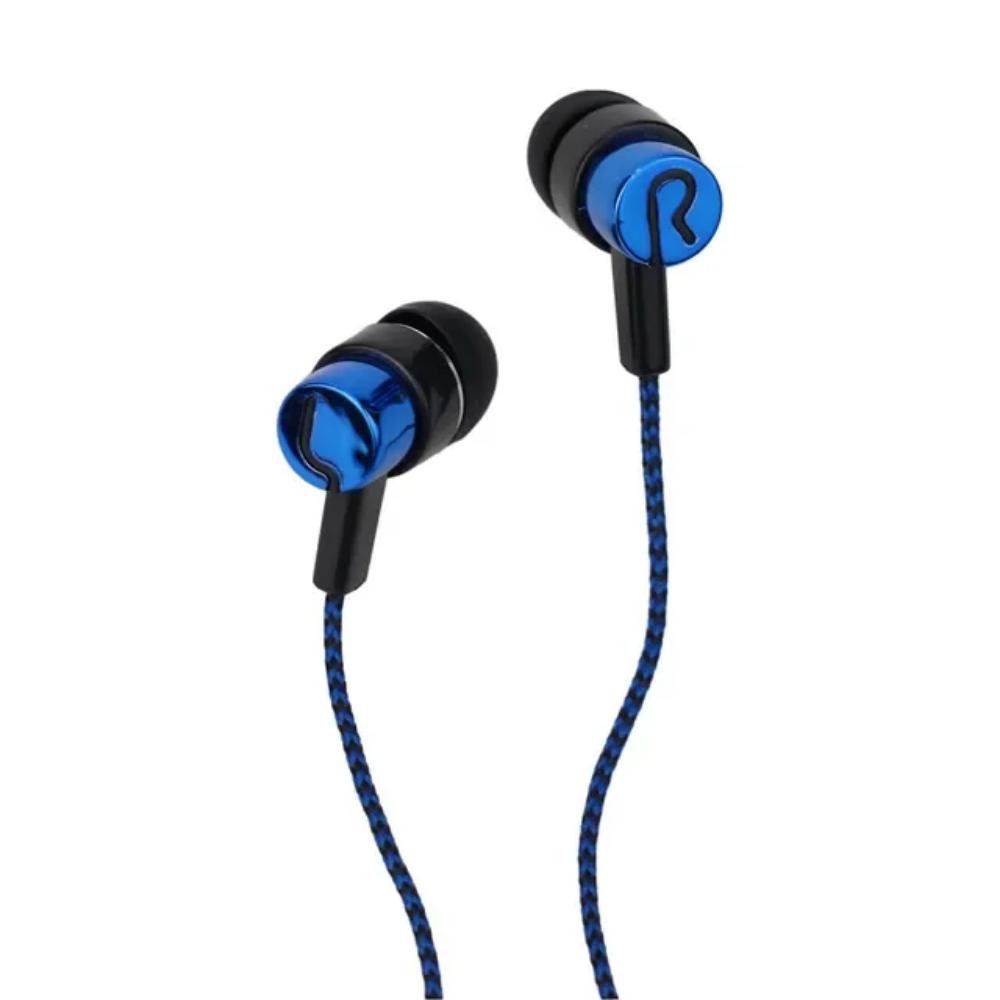 

3,5 мм внутриканальные проводные наушники 2 базовых коробочных стереонаушника с басами мобильные наушники с шумоподавлением превосходные стереонаушники с басами синий