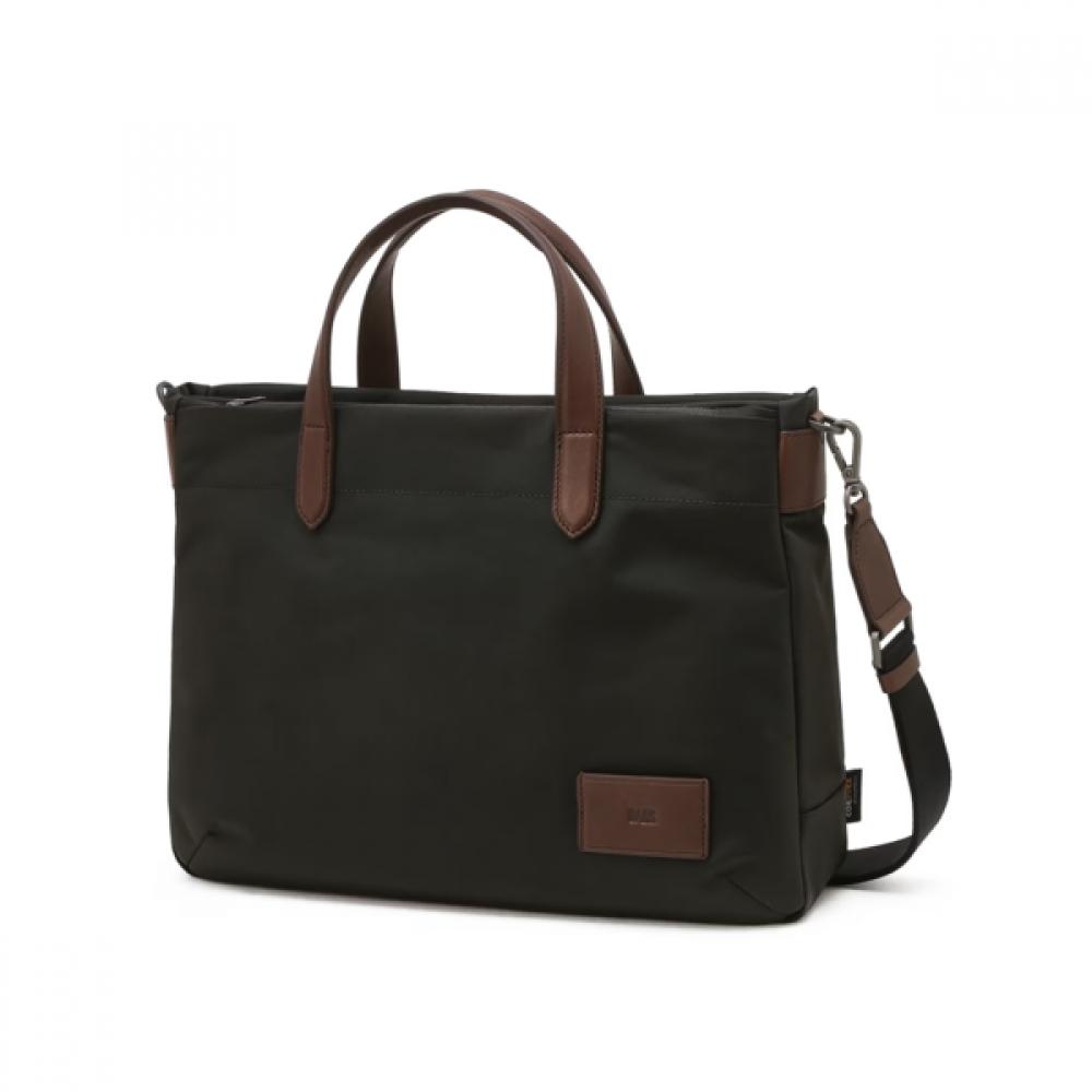 Daks Black Nylon Tote Bag With Logo Patch Dbba6e781bk