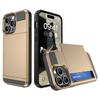 Custodia per Telefono per IPhone 17 Air 16E 16 15 14 Plus 13 12 11 Pro Max Portafoglio con Scomparto Porta Carte Tasca Scorrevole Cover Protettiva