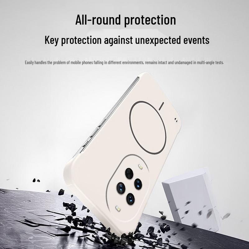 Compatible with Huawei Nova 14/14 Pro/14 Ultra: Skin-Feel Magnetic Frosted Case with Anti-Drop Protection
