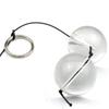 Oversized Double Ball Pull Beads Crystal Glass Stimulation Exercise Smart Ball Couple Flirting Female Masturbation Adult Sex Product