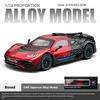 1/24 Mercedes Benz AMG ONE Racing Alloy Diecast Car Model Sound & Light Computer Host DIY Ornaments Fashion Gift for Friend Boy