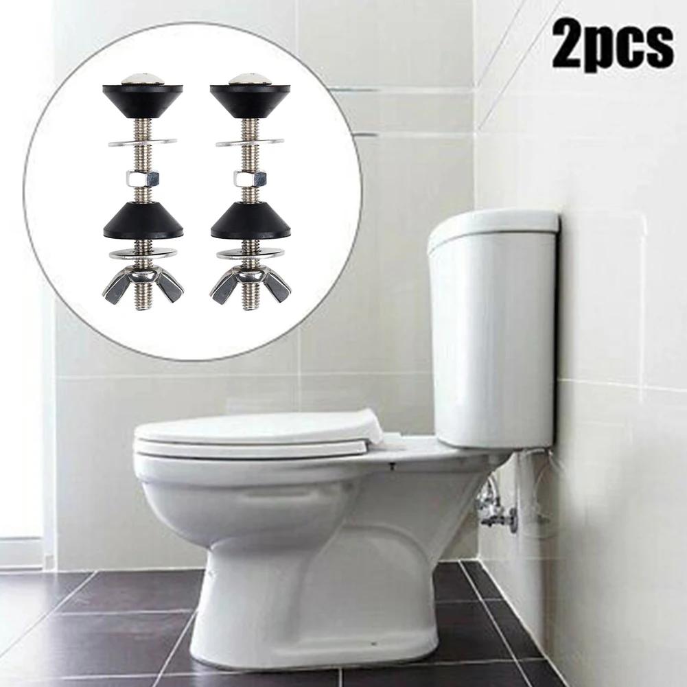 2pcs Toilet Cistern To Toilet Pan Fixing Sealing Kit Close Coupling Bolts WC Easy Installation Toilet Closet Bathroom Fitting