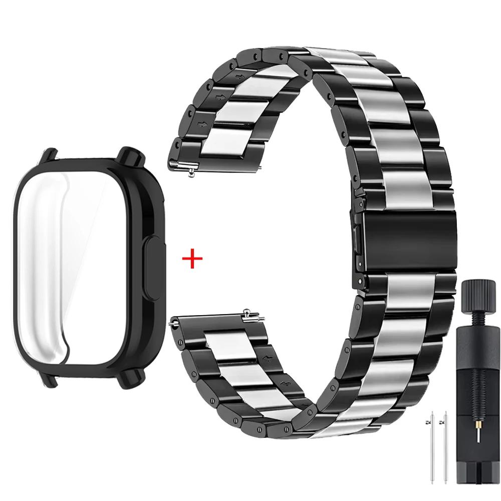TPU Case+Stainless Steel Strap For Redmi Watch 5 Active Soft Case For Xiaomi Redmi Watch 5 Lite Luxury Metal Watchband Correa