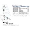 TONE Ratchet Handle Repair Kit RK-RH43K Drive Angle 12.7mm (1/2")
