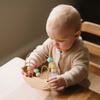 Baby Montessori Toys Wooden Cartoon Animal Beading Game Baby Finger Precision Movement Toys Early Education Toys Threading Toy
