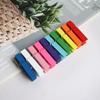 50pcs Colorful Wooden Clip Durable Clothes Clips Stationery Clothes Pegs Pins  Christmas