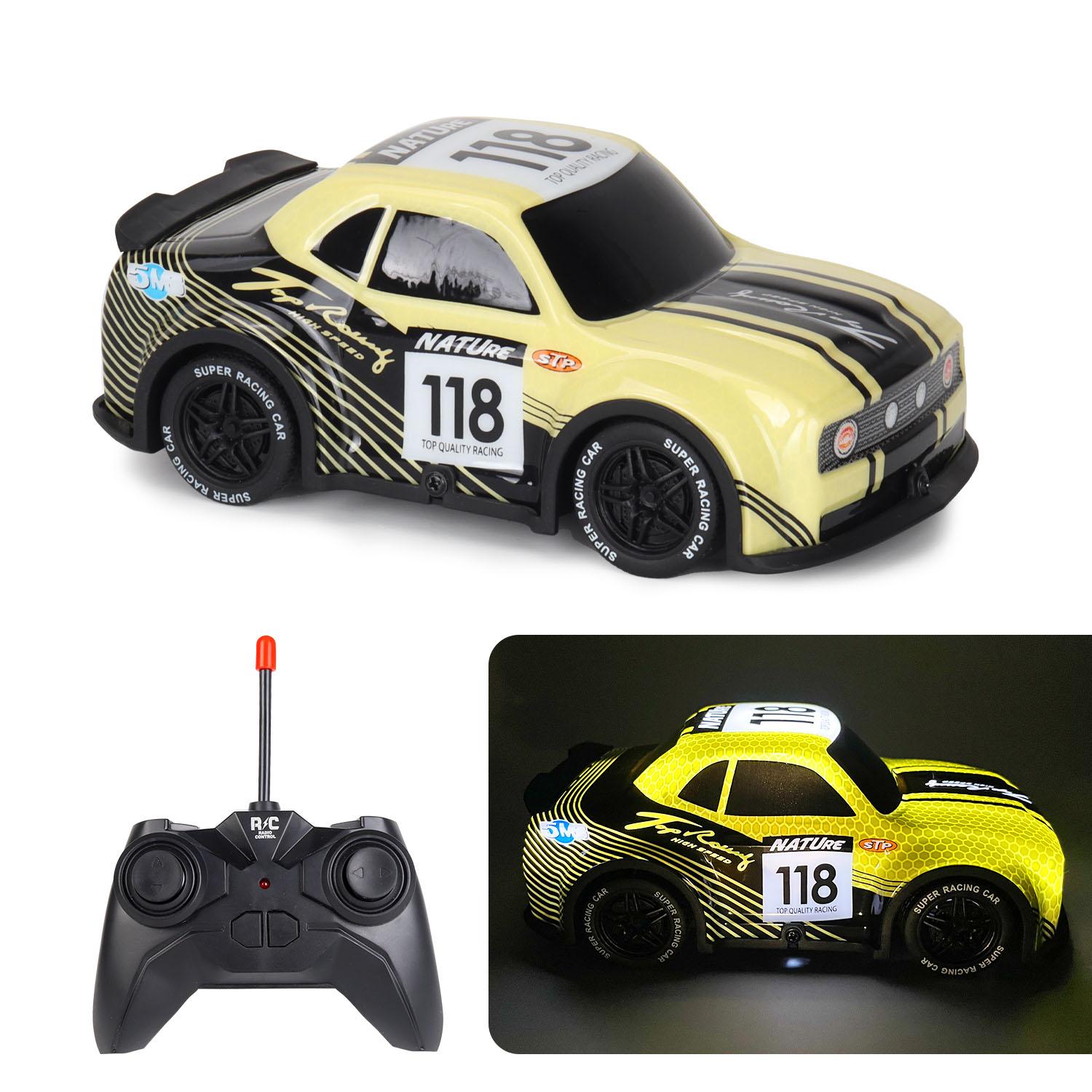 

Q242 1/24 2WD RC Racing Car Cool Light Remote Control Car Children Toy B