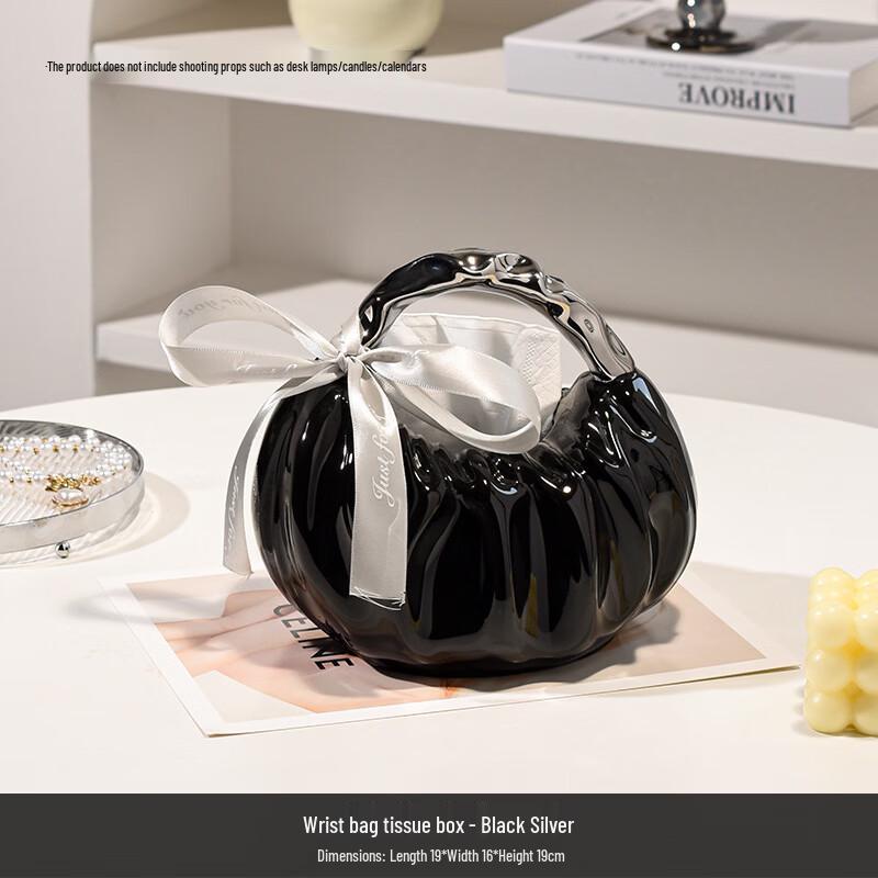 

Керамическая салфетница в форме сумочки