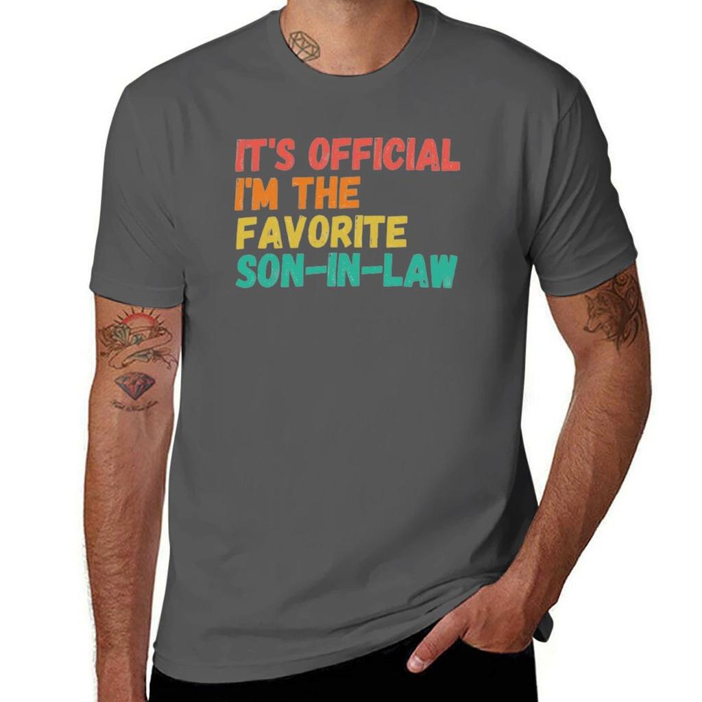 It's Official I'm Favorite Son In Law, Cool Son-in-law, Favorite Son-in-law T-Shirt T Shirts Designer T-Shirt