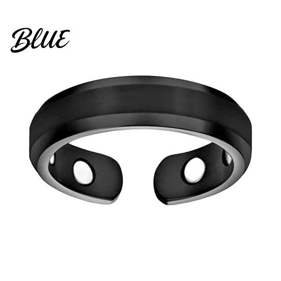 Knuckle Ring Lady Magnetic Adjustable Opening Design Polished Smooth Electroplated