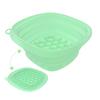 Face Bowl for Ice Quick Cooling Foldable Silicone Wash Basin Portable Ice Bath Face Bowl for Puffiness Bathroom