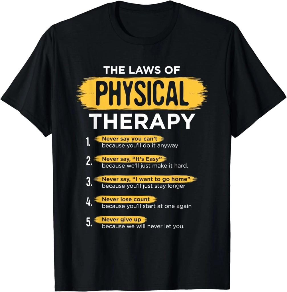 Funny PT Physical Therapy Gift Therapist Month Gift Unisex T-Shirt