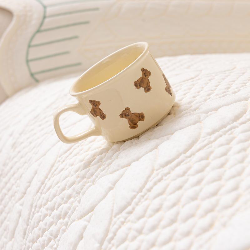 Cream Wind Cotton Sofa Cushion Fabric Universal In All Seasons  New Pure Cotton Seat Cushion Backrest Towel Non-Slip Cover