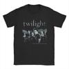 Twilight Black and White Moody Cast Photo Vampire Movie TShirt Summer T Shirts Cotton Crew Neck Tees Short Sleeves YK Fun Tops
