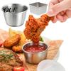 Durable Metal Steaming Pot 304 Stainless Steel Mini Dipping Bowls, Seasoning Sauce Dishes for Soy Easy Clean Kitchen Bowl Vinegar, Small Condiment