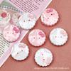 10 Pcs New Kawaii Cartoon Bright Surface Cat Clamp Heart Cookies Resin Scrapbook Diy Jewelry Party Hairpin Accessories A23
