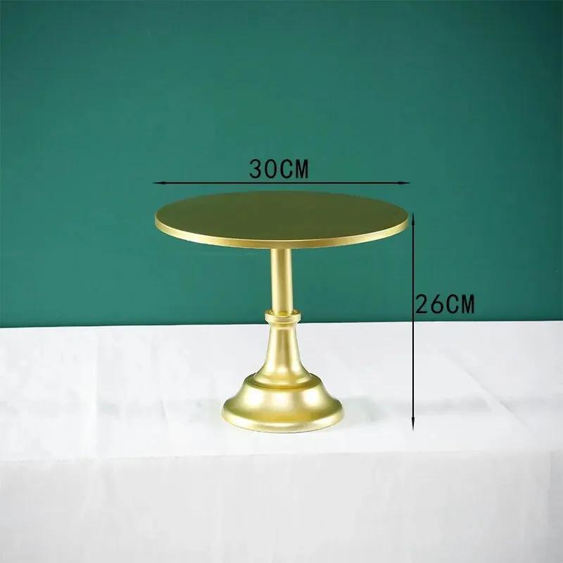 

Подставка для торта с основанием, золотая подставка для торта для послеобеденного чая, подставка для кексов на вечеринку, день рождения, демонстрационная тарелка 20/25/30 см