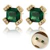 Earrings Stainless Steel Gold Plated 14K Zirconia Gold Jewelry
