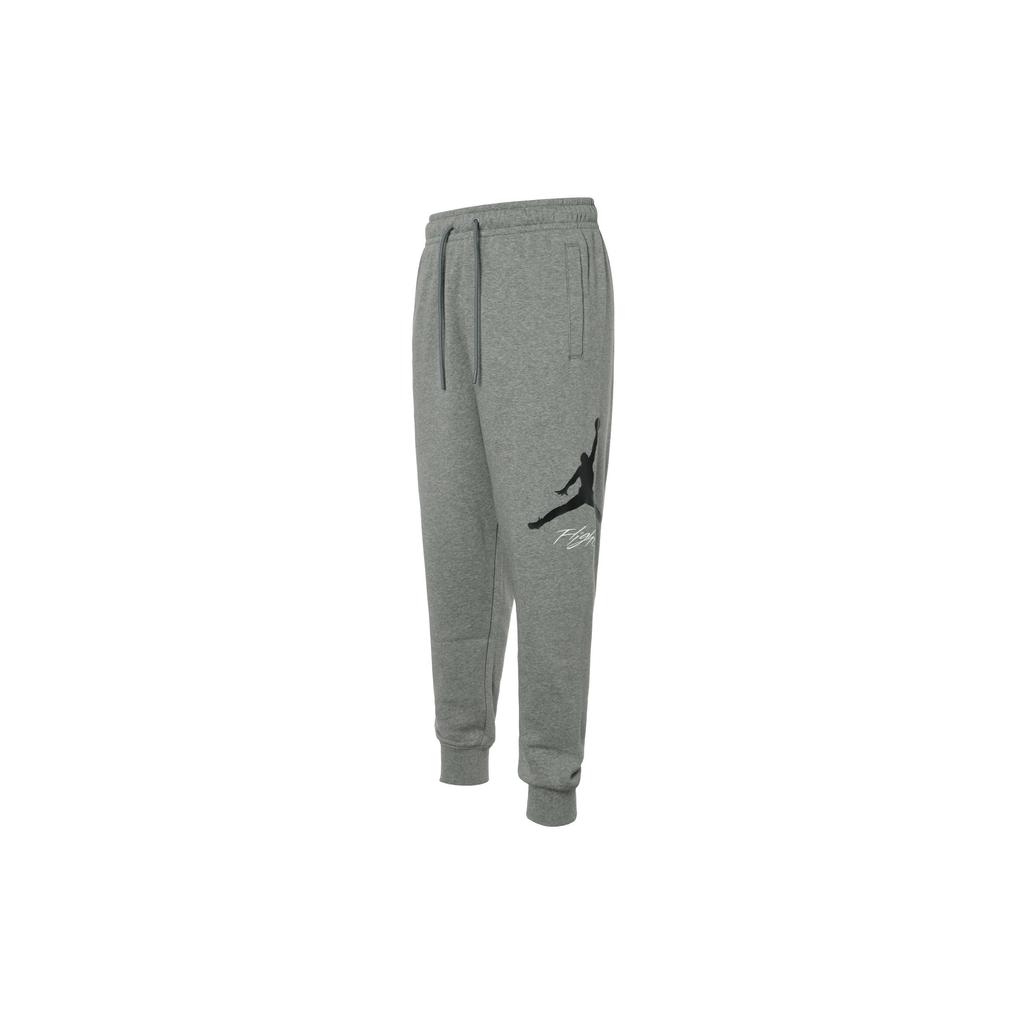 Jordan Logo Casual Cuffed Knit Joggers Men Bottoms Gray FD7346-091