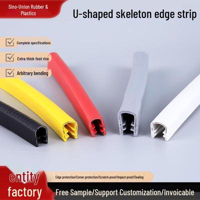 U-Shaped Rubber Edge Strip: Scratch-Resistant, Soundproof Sealing for Cars and Equipment