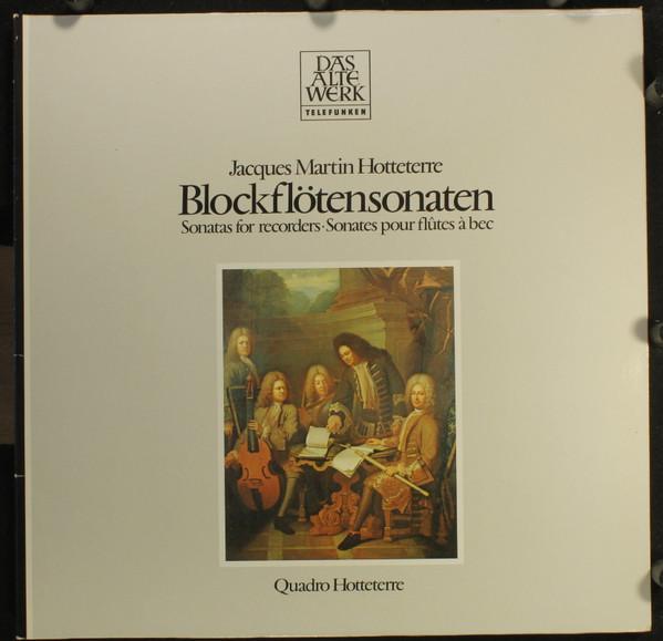 

LP Record JACQUES MARTIN HOTTETERRE QUADRO Blockfltensonaten 642801 Telefunken 1982 Germany Classical Used