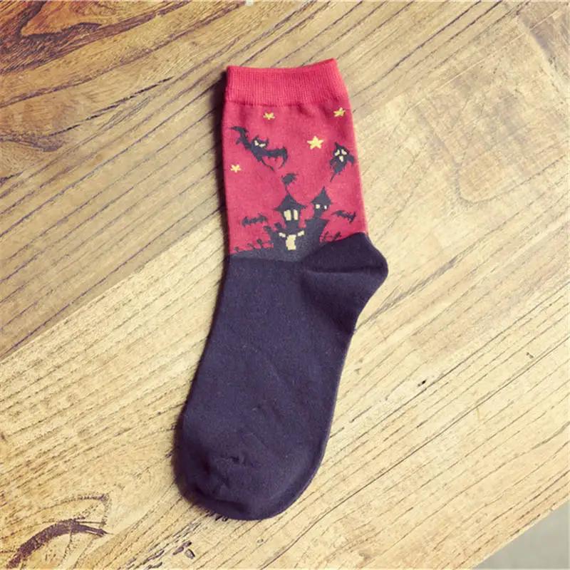 Individuelle Weinsocken Herbst Frühling Herbst Neu Dobby Halloween Socke Lustige Damensocken Neuheit Coole Socken Weihnachtsgeschenk für Mädchen