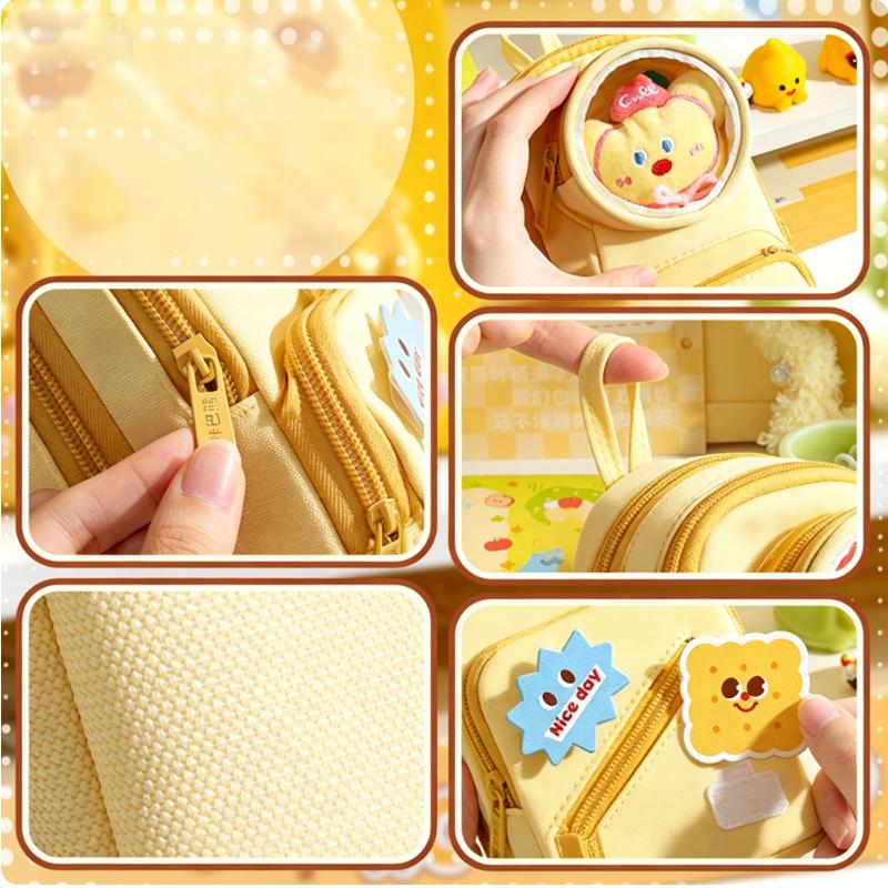 New Cute Multi-layer Large Capacity Pencil Case, Multifunctional Stationery Box for Girls & Kids