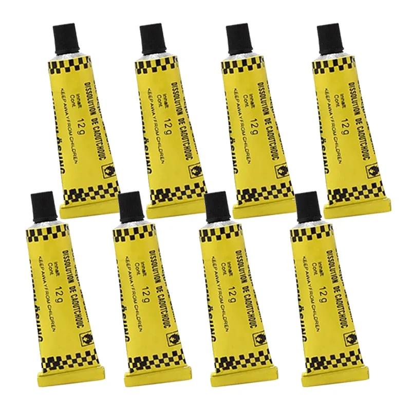 Tire Repair Tools Kit Car Motorcycle Bike Tyre Puncture Repairing Tool Tubeless Tires Repair Rubber Strips Plug Tools
