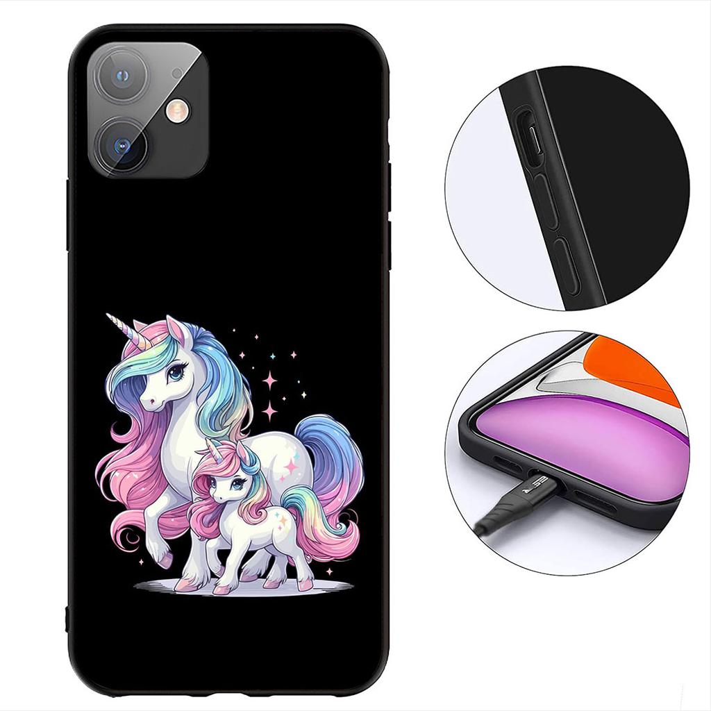Cartoon Einhorn Pferd Anime Handyhülle für Xiaomi Redmi Note 12 11 10 A3 Pro 10A 10C 12C Note12 5G Schutzhülle