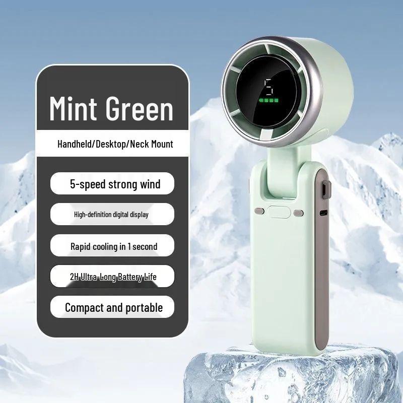 High-Speed Portable Silent Mini Handheld Fan for Dormitory and Students